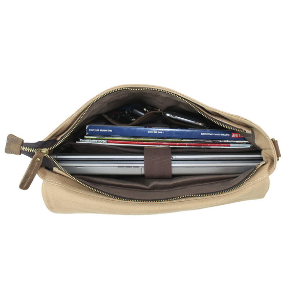 Vagarant 15 in. Casual Style Canvas Laptop Messenger Bag  Vagarant Casual Style Canvas Messenger Bag CM04KK